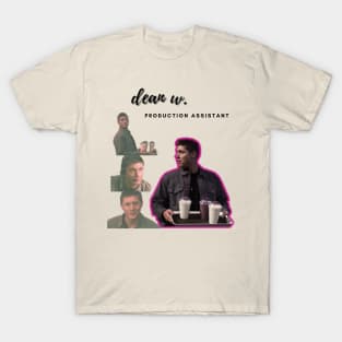 PA Dean Winchester (Pink, blurred outline) T-Shirt